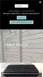 Mobile Screenshot of concretefencemolds.com